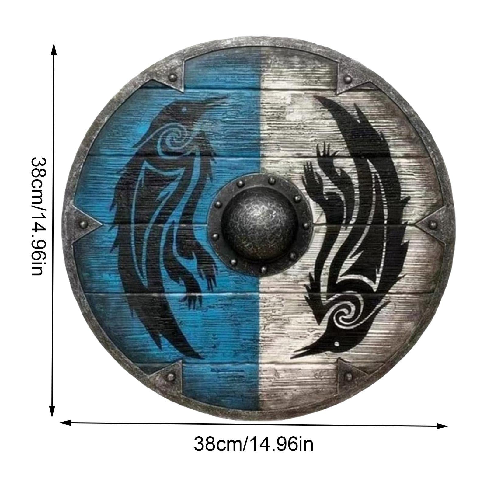 Viking Shield, Decorative Shield Toy for Restaurant | Medieval Eivor Valhalla Warweave Viking Shield for Decorating Home, Ship, Restaurant
