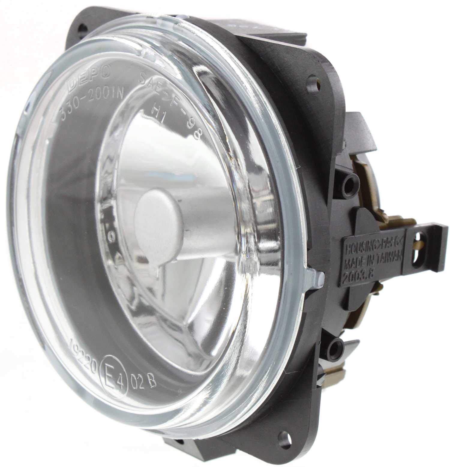 Evan Fischer Front, Driver or Passenger Side Fog Light Compatible with 2001-2004 Mazda Tribute