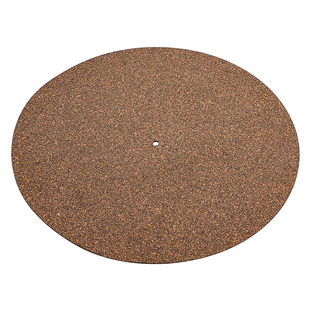 Sarini 12 Inch Turntable Deck Mat, Cork Turntable Anti-Slip Mat Anti-Slip Anti-Static Vinyl Record Player Anti-Slip Mat For LP Records - Image 2