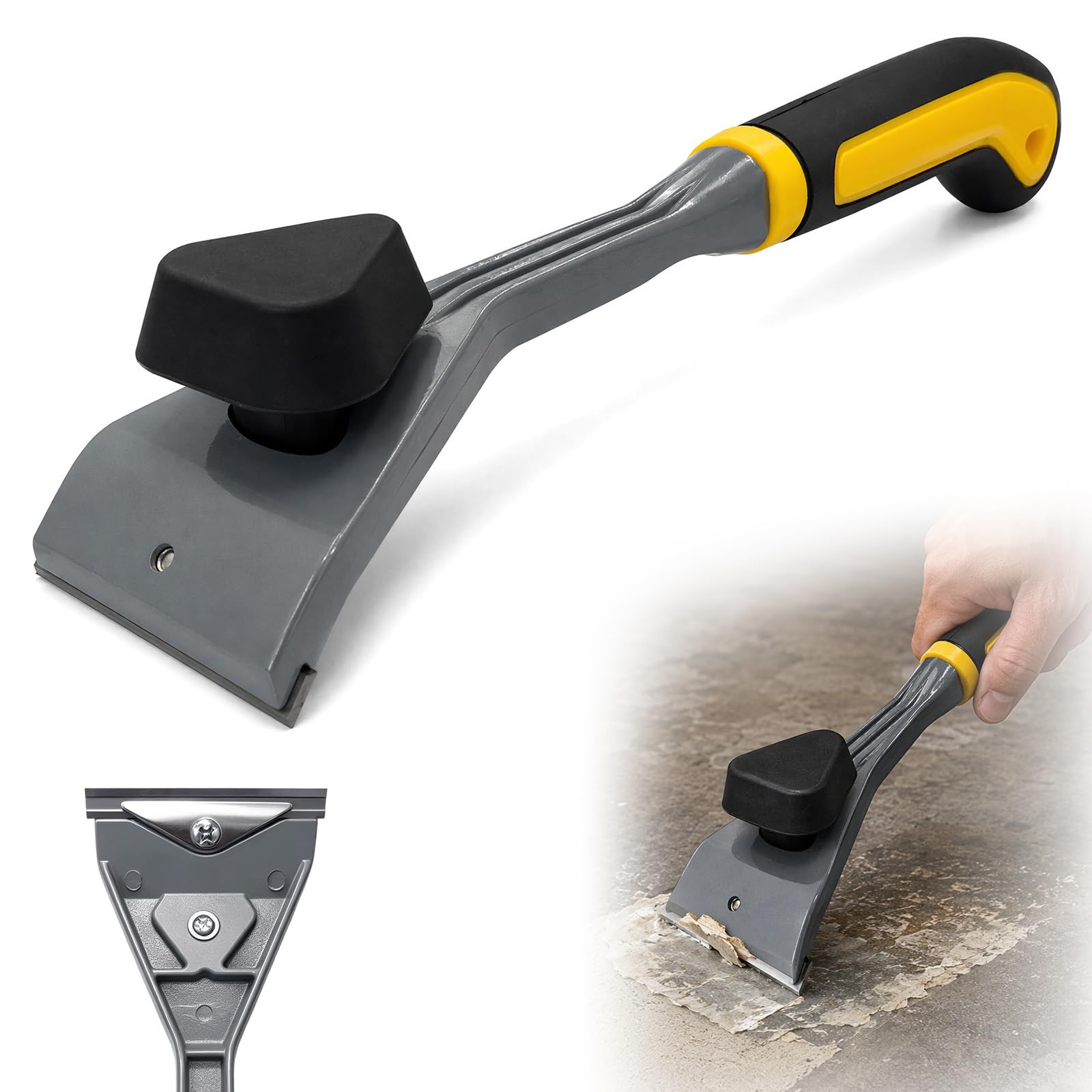 Carbide Paint Scraper,Fitted with a 63mm Double Edged Carbide Blade