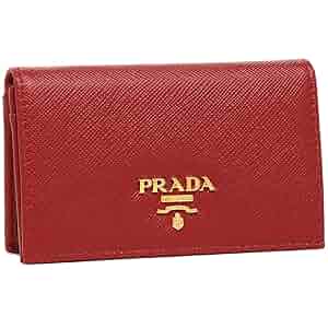 【極美品】プラダ 名刺入れ カード入れ サフィアーノレザー 赤 1MC122 Amazon | [Prada] [プラダ] カードケース 名刺入れ サフィアーノ