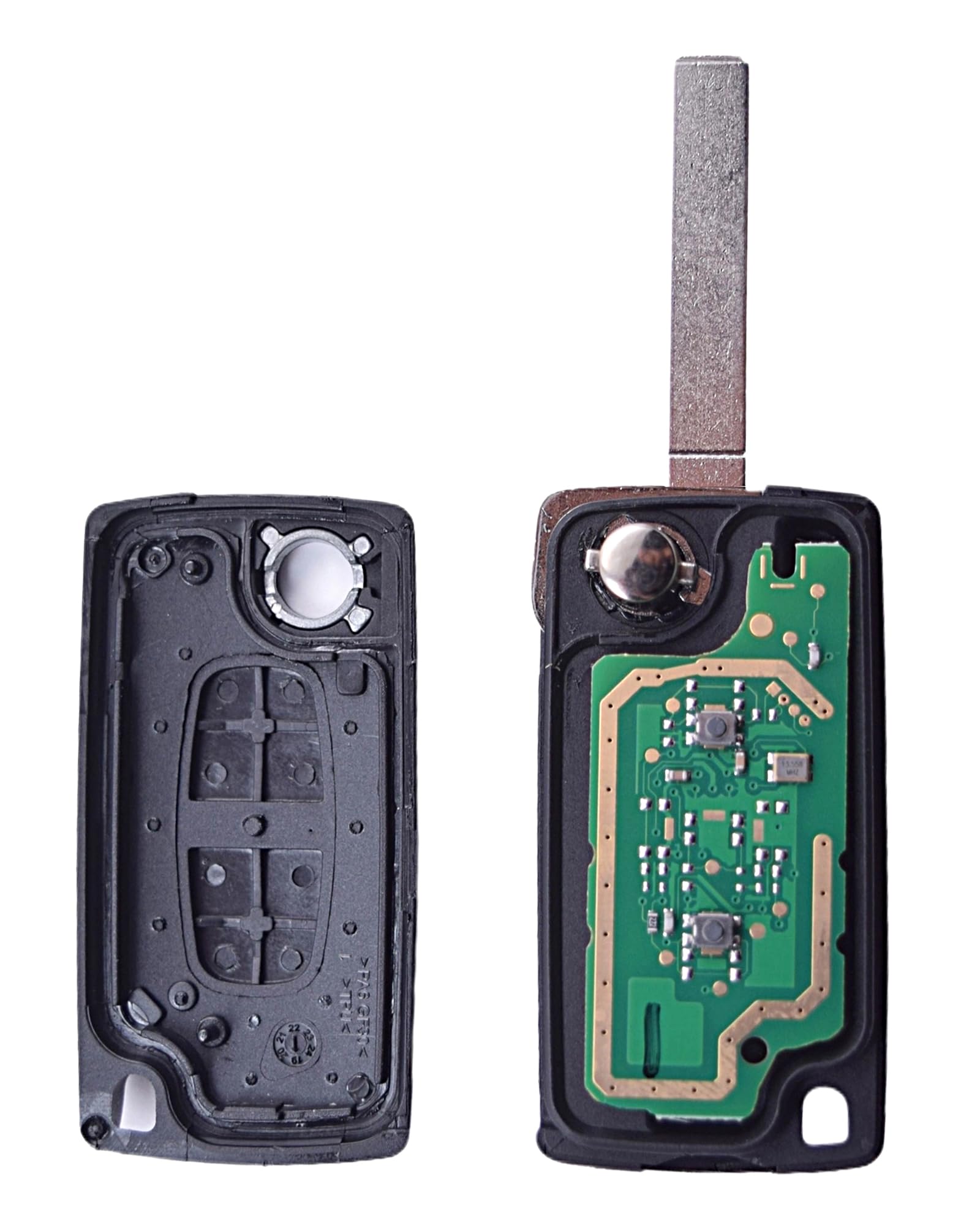 Coque PLIP De Clé Pliable Peugeot 207,307,308,3008 Partner Ref CE0536