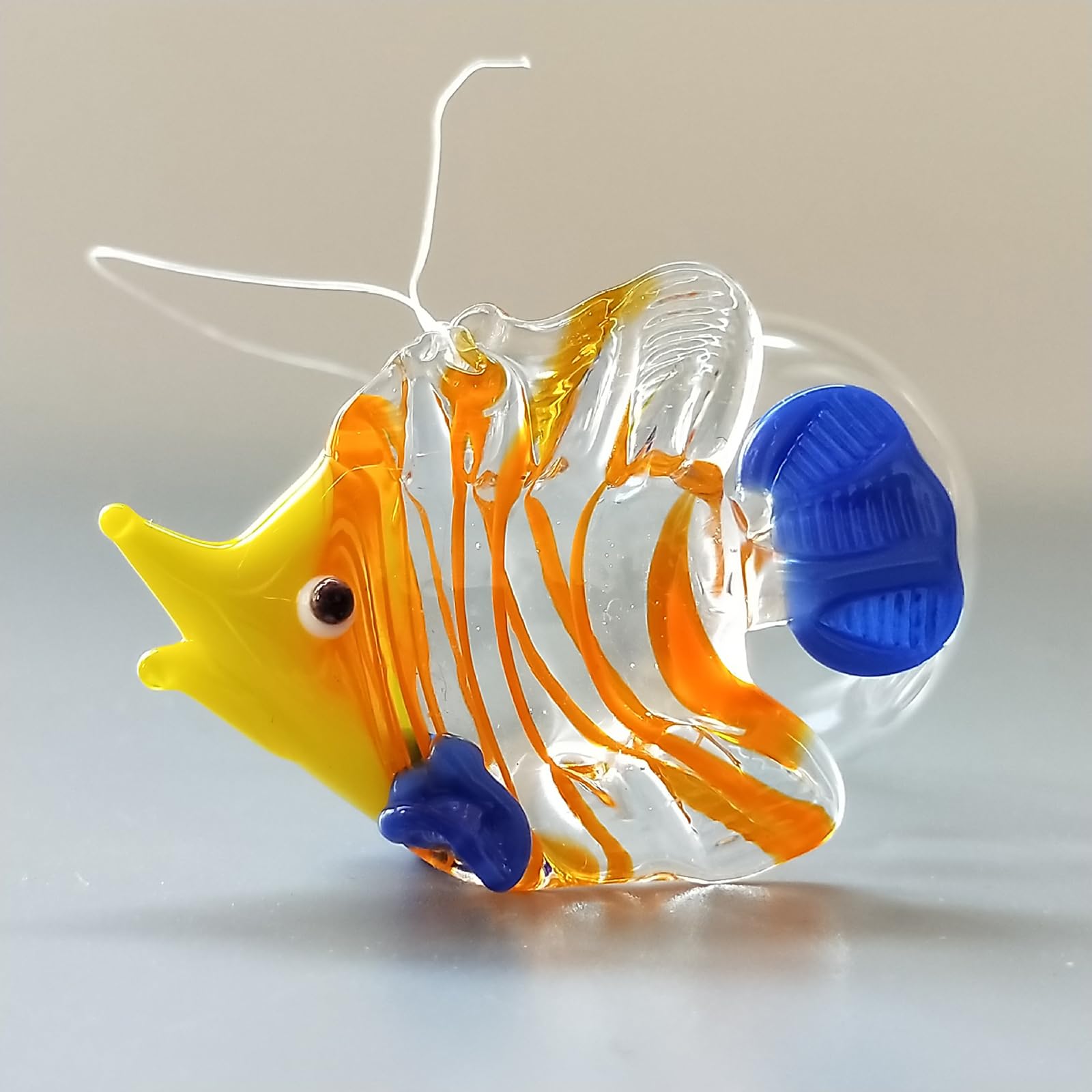 Poissons Décoratifs Flottants En Porcelaine - Lot De 3 - Longueur 16,5cm