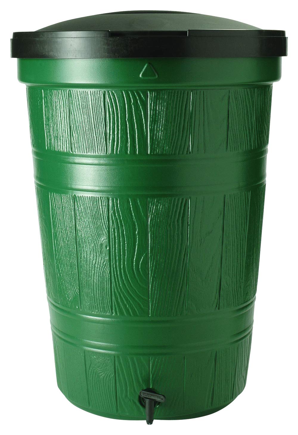 200L Garden Lake Water Butt Rain Barrel Water Collection Tank with Lid and Tap Green Outdoor Rainwater Storage for Garden Irrigation and Water Saving