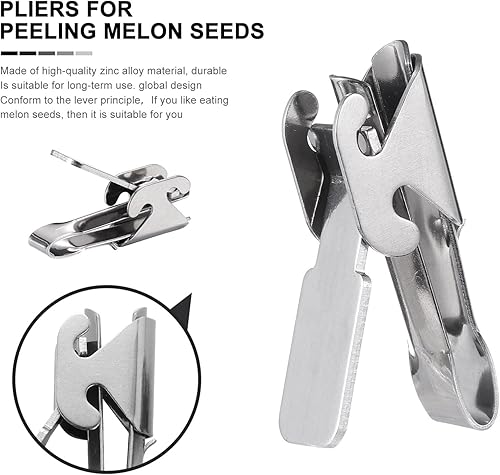 Miniatura 5 de Alicates de melón de acero inoxidable, alicates de girasol de melón, abridor de tijera, multifuncional, descascarillador, utensilios de cocina,
