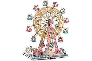 Wooden Ferris Wheel 3D Wooden Puzzle - Ferris Wheel Kit