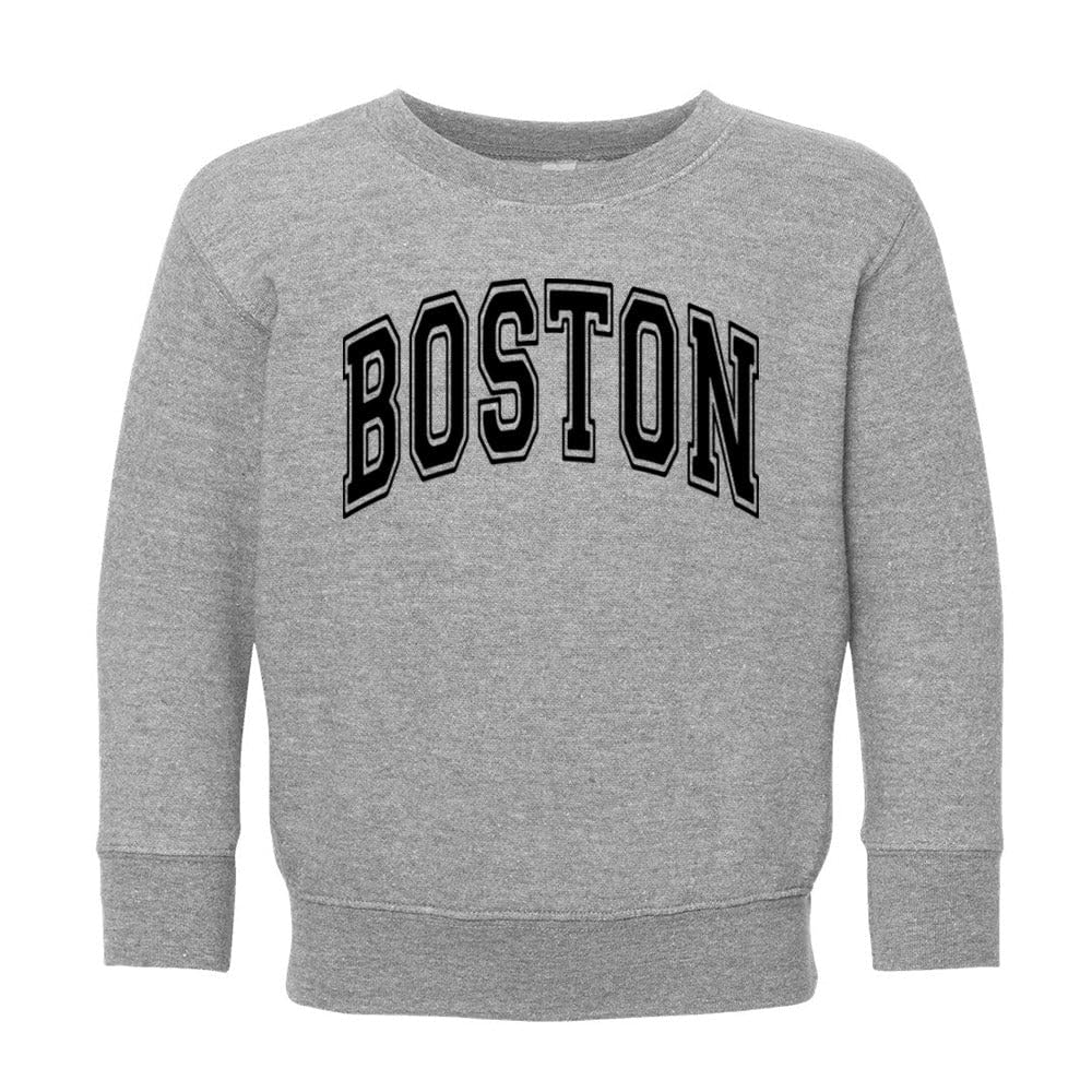 Arch Boston Kids Sweatshirt Toddler 2T Heather Grey