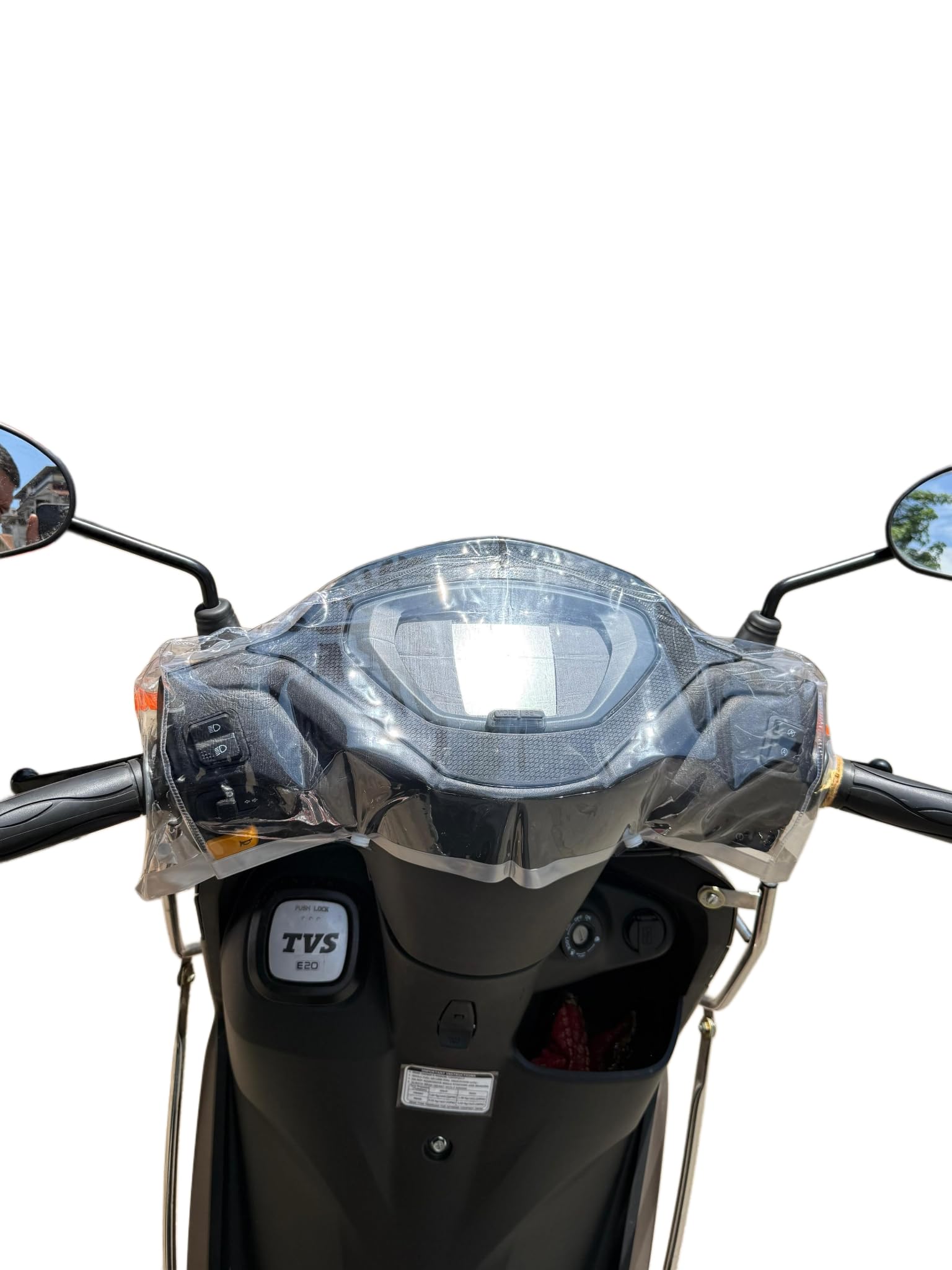 Universal transperant Handle Rain Cover for All your Scooters (Only Non-Gear Scooters)-image-45