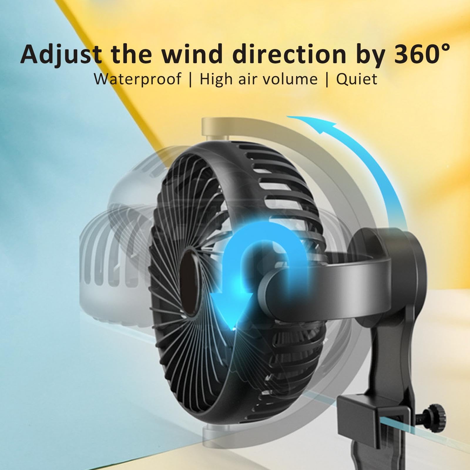 Aquarium Chiller 360 Rotation mit Clip Und Saugnapf Aquarium Kühler