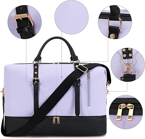 Miniatura 6 de Weekender Overnight - Bolsa de viaje de gran tamaño para hombres y mujeres