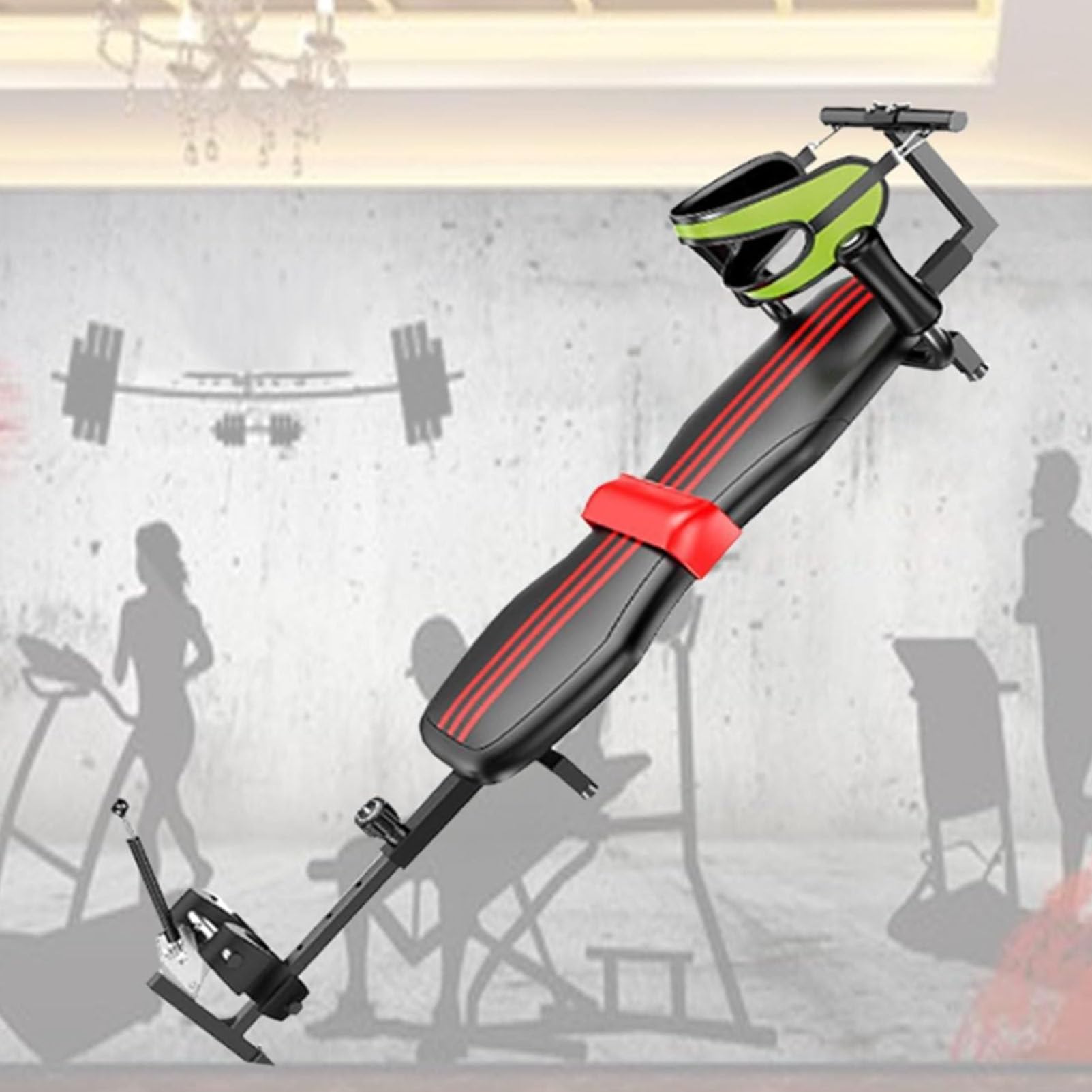 Back Stretch Traction Inversion Table Multifunctional Training Bench Back Trainer, Adjustable and Large Load Capacity, Load Capacity up to 150 kg, Back Stretch Bench with Cervical Traction