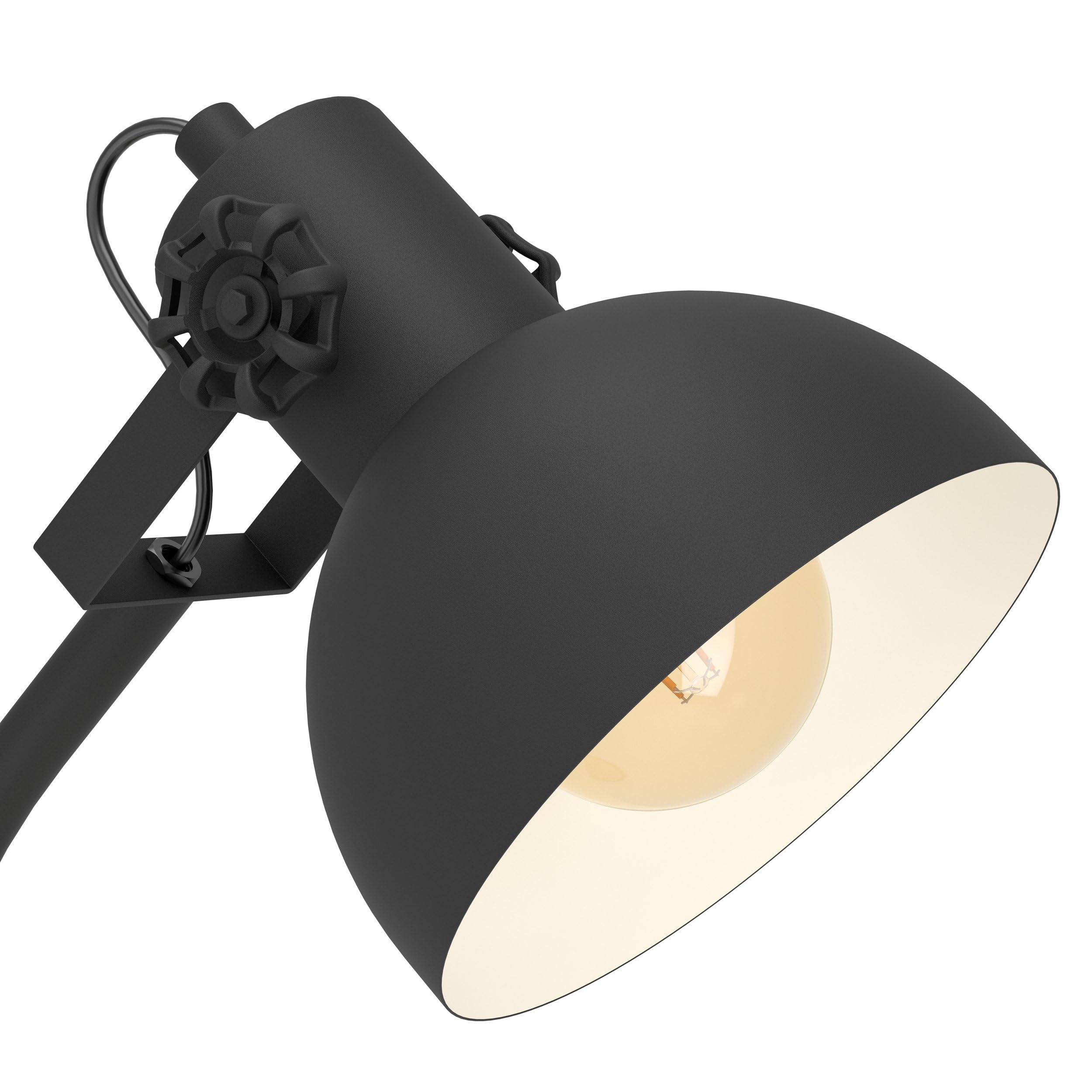 EGLO Tischlampe Lubenham 1 flammige Vintage Tischleuchte
