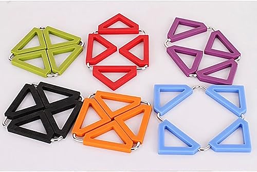 Miniatura 8 de Tenta Kitchen Slicone Trivets for Hot Dishes Trivets for hot Pots and Pans Collapsible Silicone Pot Holders Save Much Space for Kitchen Home 5-Color