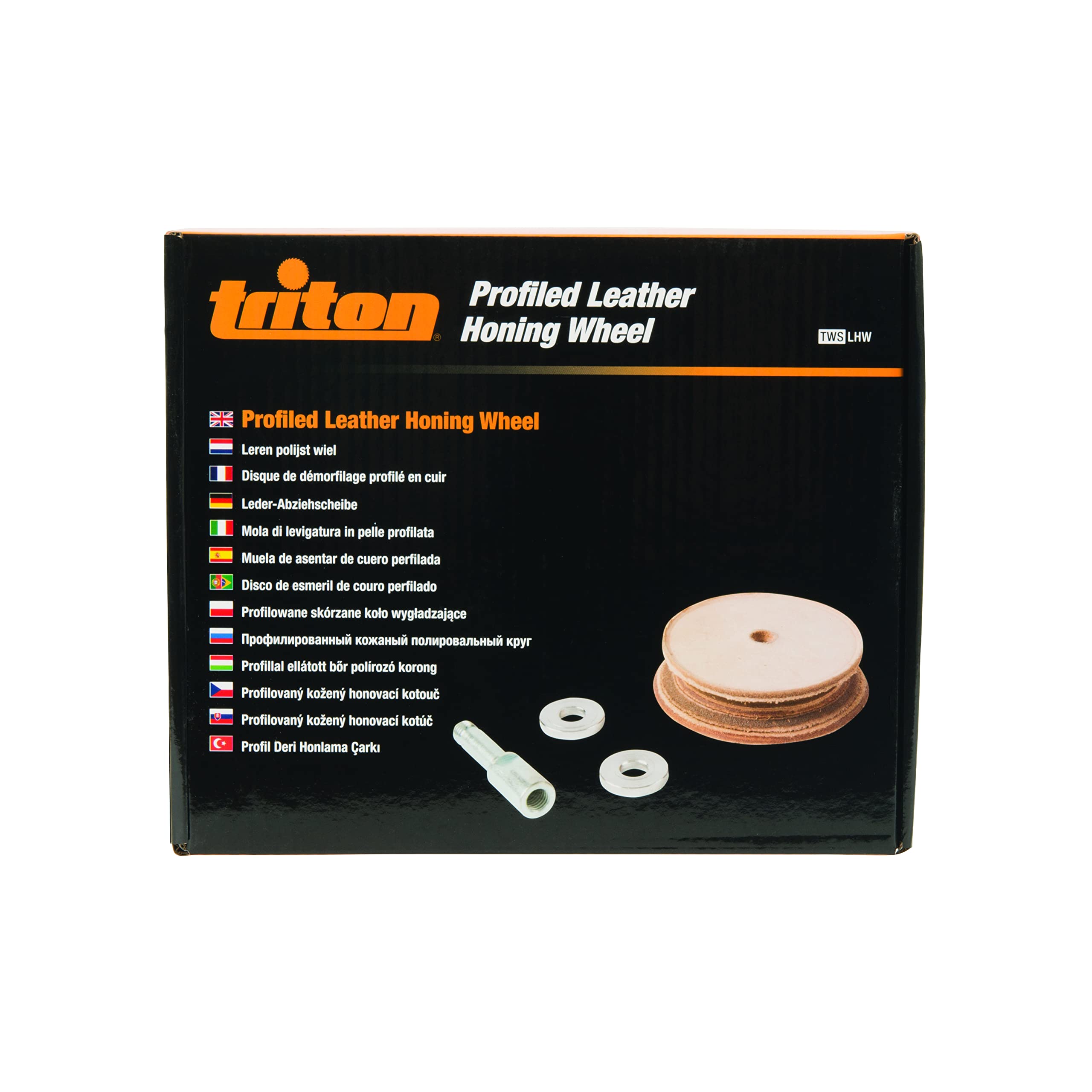 Triton 980292 Disque de démorfilage profilé en cuir