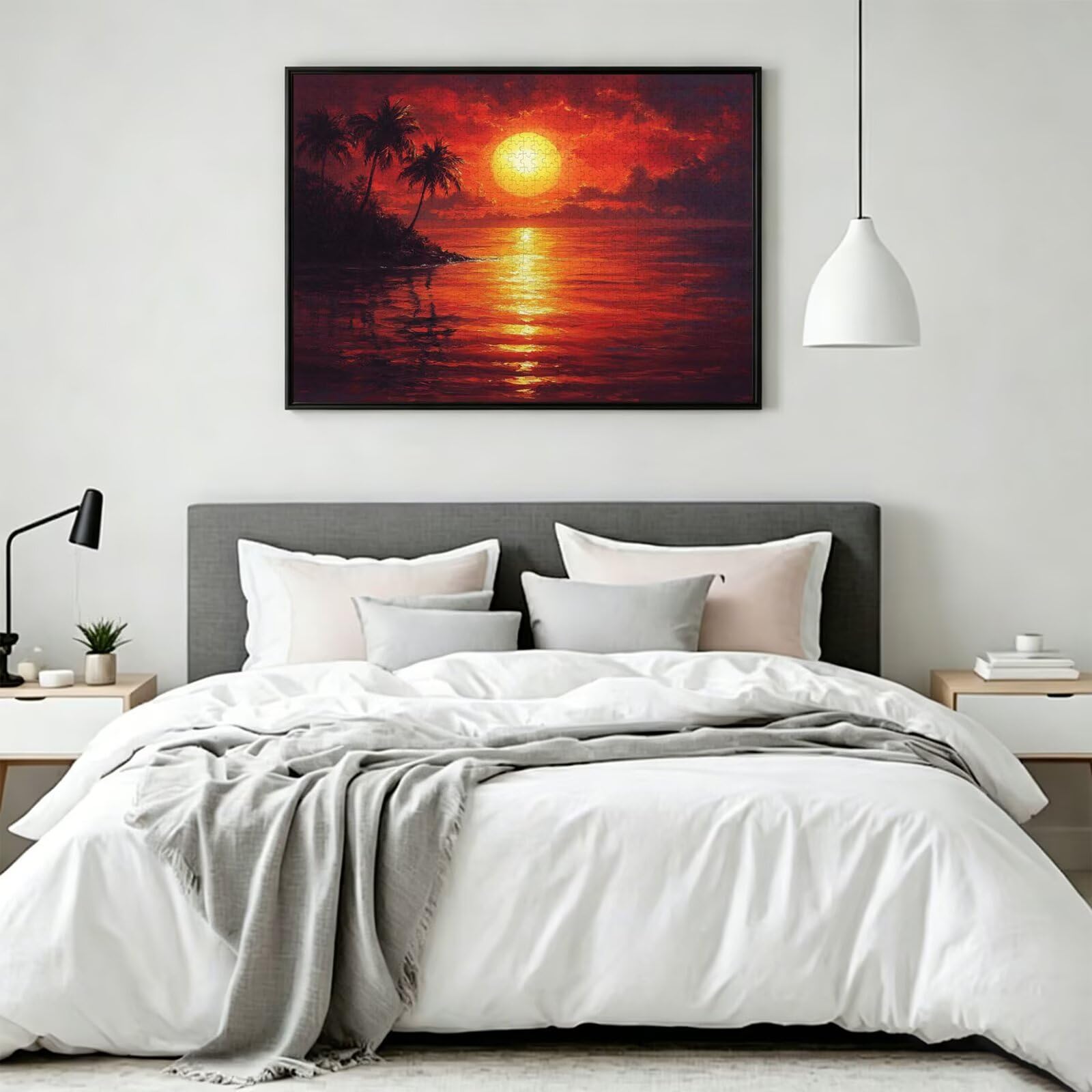 Puzzle 1500 Pieces Krajobraz Trudne Drewniane Puzzle n-356 | Niemożliwe wyzwanie, inteligentna gra zręcznościowa, gry logiczne dla całej rodziny, pomysł na prezent, zachód słońca