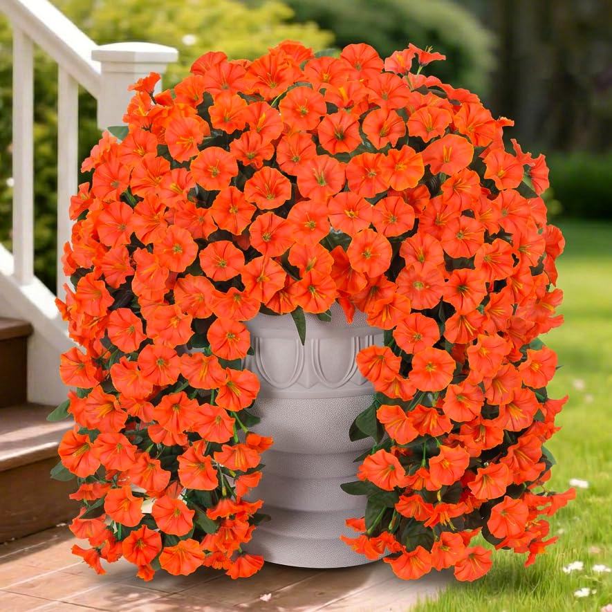 Amazon.com: HyeFlora Artificial Fake Hanging Flowers Plants for
