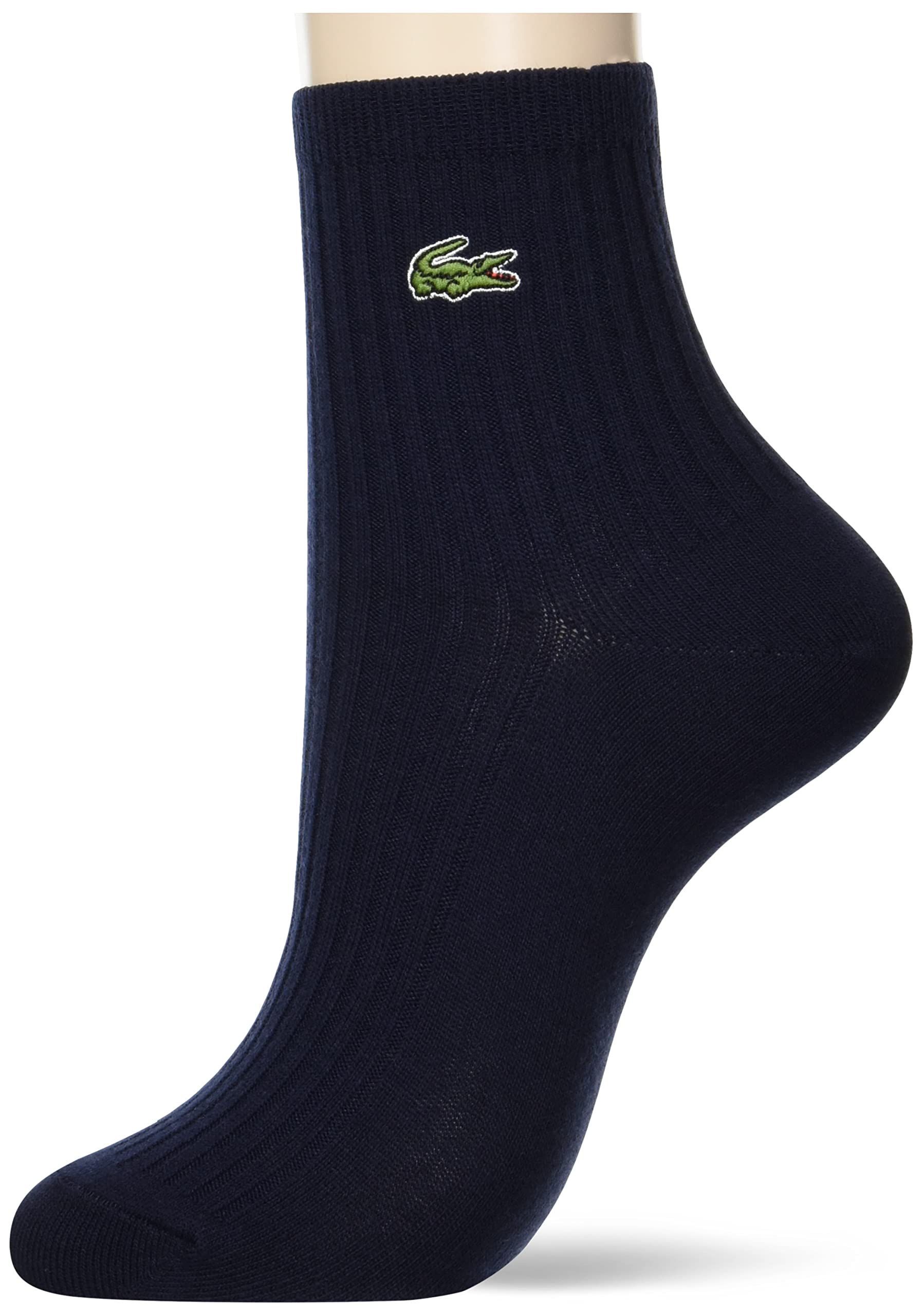 LACOSTE ONE PIECE Logo Socks 靴下 ブラック ① Amazon.co.jp: [ラコステ] 靴下 [公式] クロックエンブレム