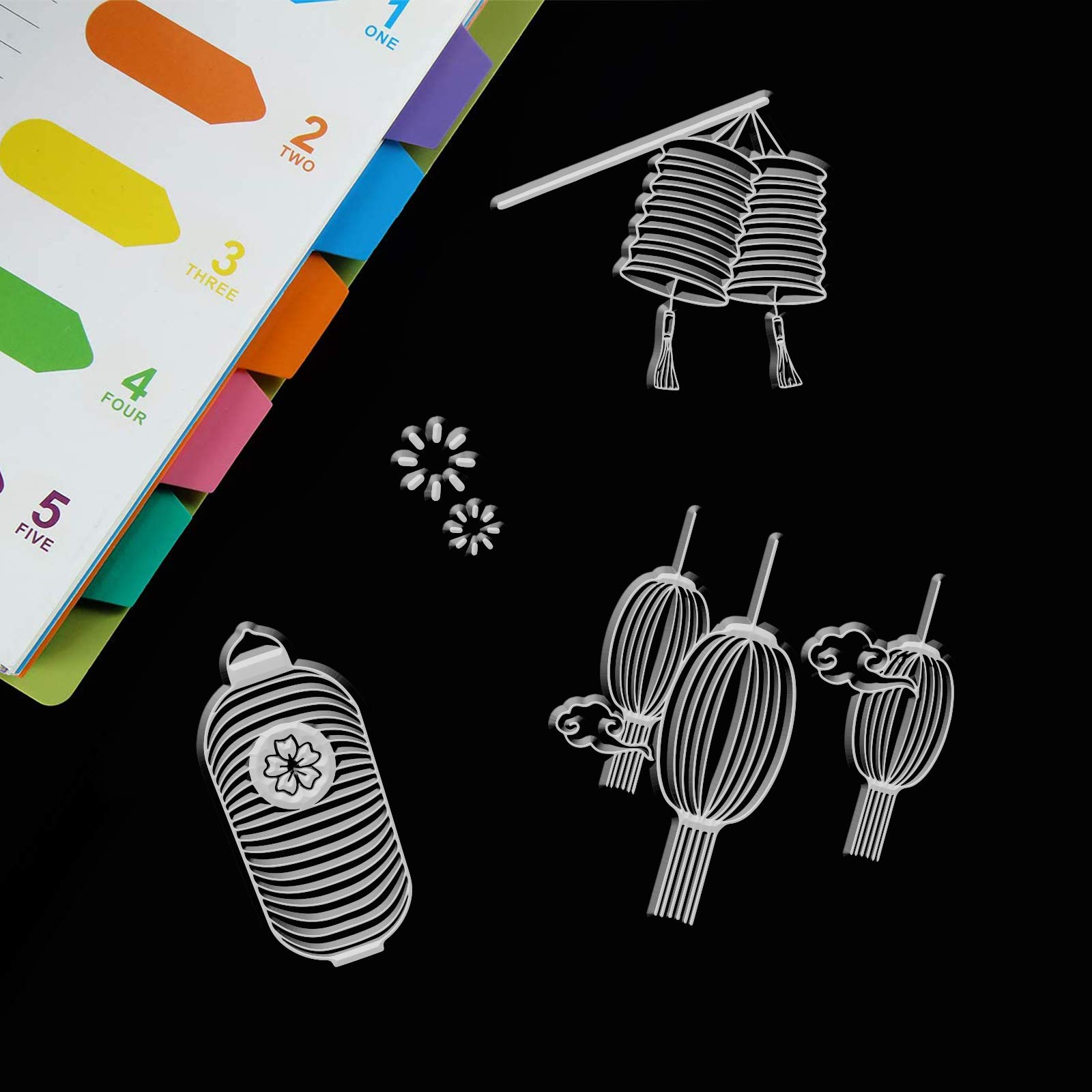 GLOBLELAND Tampons Transparents Véhicules De Chantier - Kit 11 Motifs Pour Scrapbooking Et Loisirs Créatifs