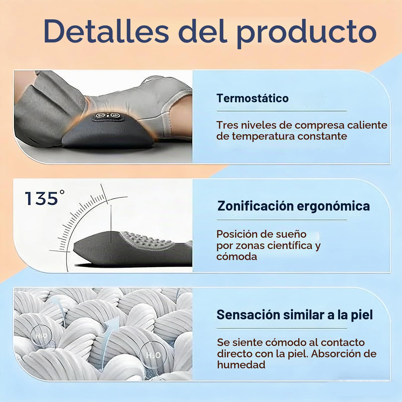 Masajeador De Ciatica Eléctrica 3 En 1, Masajeador De Espalda Triple Fusión Con Calor, Vibración, Levantamiento De Tracción, Portátil Y Enchufable, Regalos Mamá/papá/mujeres (Gris oscuro)