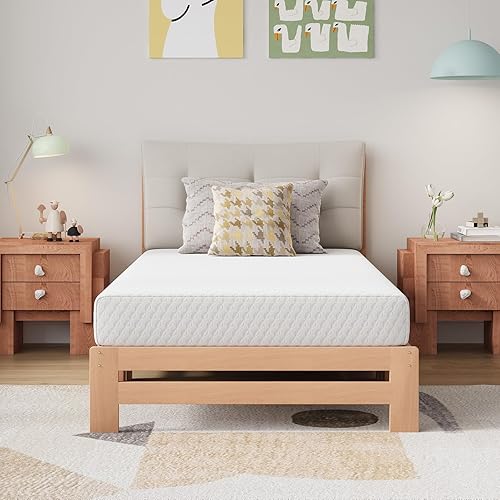 Novilla Colchón individual de espuma viscoelástica de 6 pulgadas para alivio de presión y sueño cómodo, con soporte de columna vertebral para niños, disponible en Yaxa Costa Rica