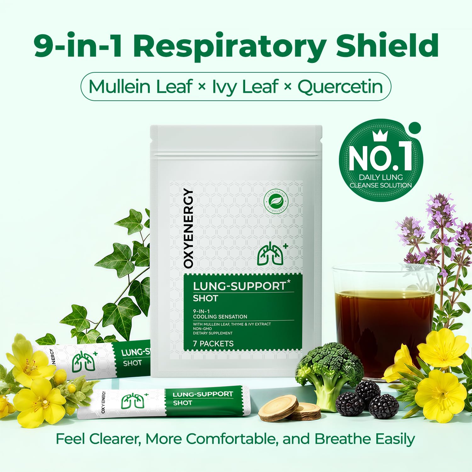 OxyEnergy Mullein Leaf Lung Detox &Cleanse, 9-in-1 Respiratory Support Shot — Amazon image 9