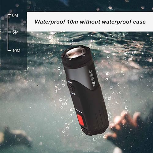 Miniatura 3 de Cámara de acción impermeable HD, cámara de acción impermeable 4K HD, WiFi, cámara de ciclismo de gran angular de 170 grados, grabadora de video para
