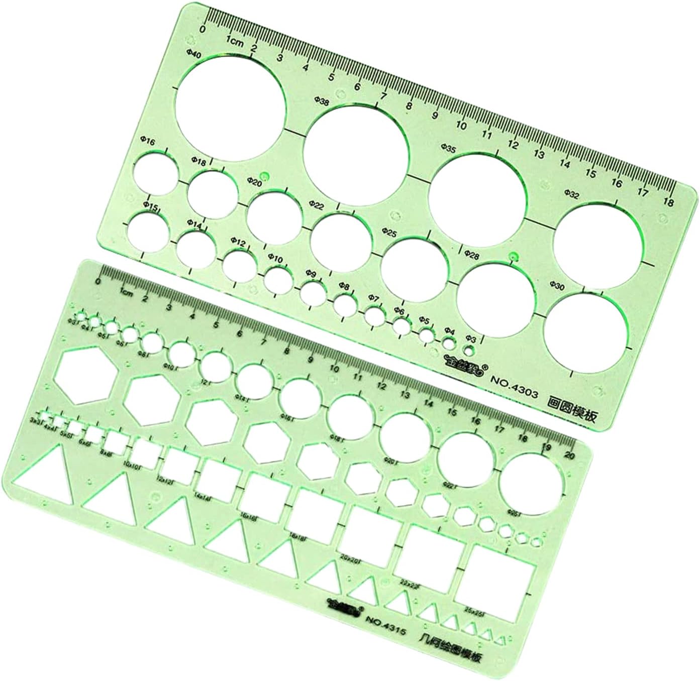 Drawing Stencil, Drawing Stencils, Ruler Set, Geometry Stencils Set for