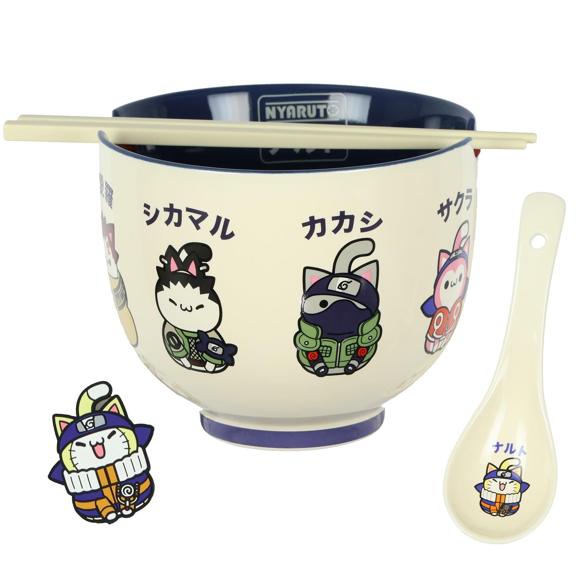 Amazon.com: Seven Times Six Naruto Anime Nyaruto Kawaii Ramen