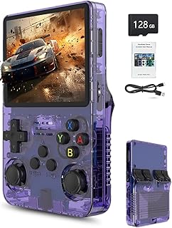 R36s Retro Gaming Console 3.5 Inch 21000+ Games Retro Handheld Game Console, Video Game Console with Dual Stylem Linux/Gar...