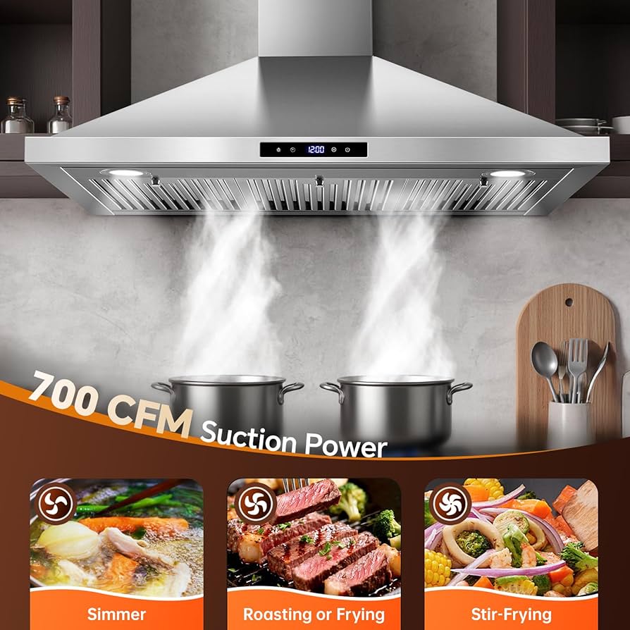 Amazon.com: Tieasy Range Hood 36 inch Wall Mount Kitchen