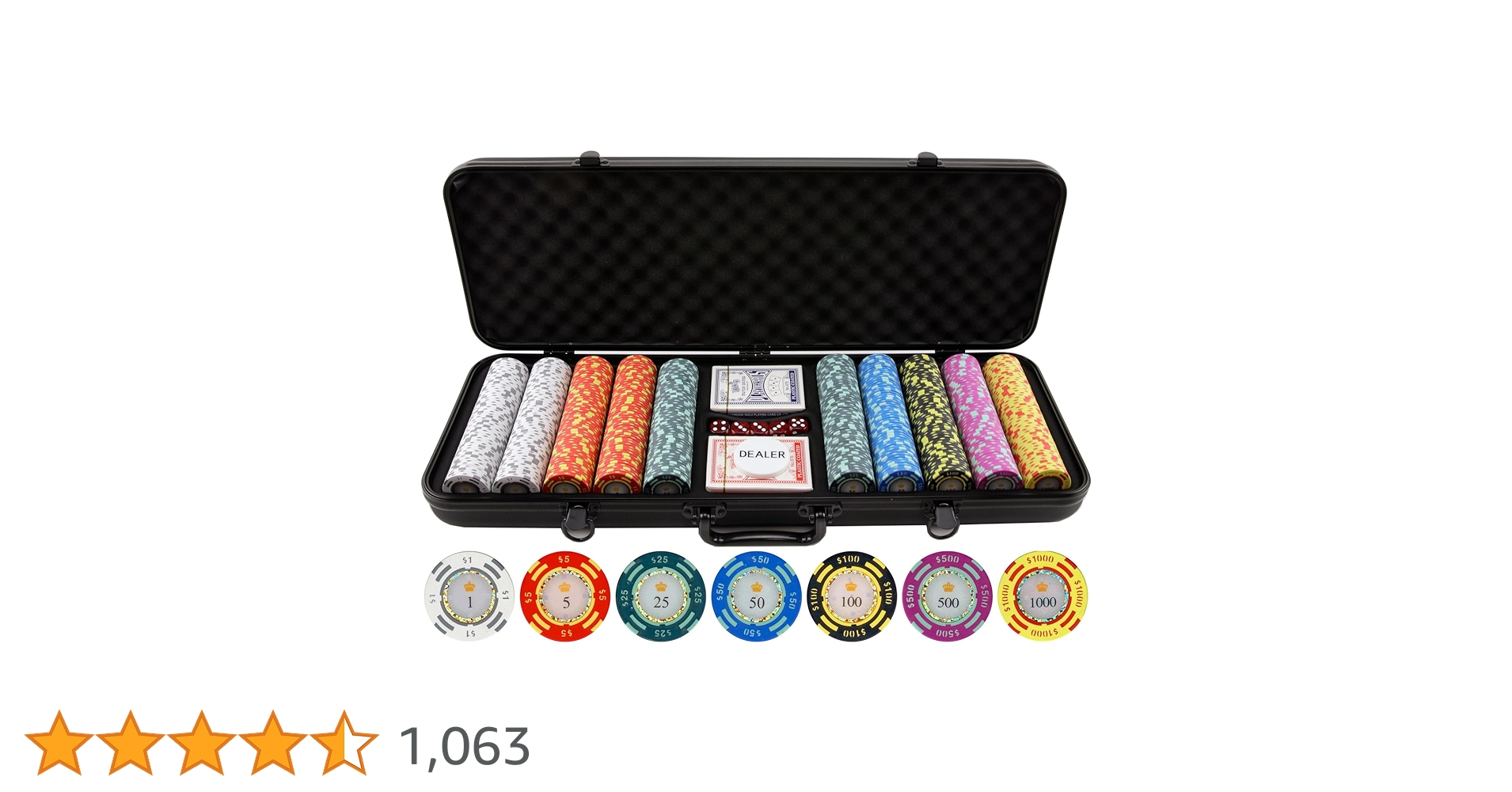 ポーカー poker カジノ チップ 楽天市場】COSTWAY ポーカーセット 300枚 数字あり 14gチップ チップ