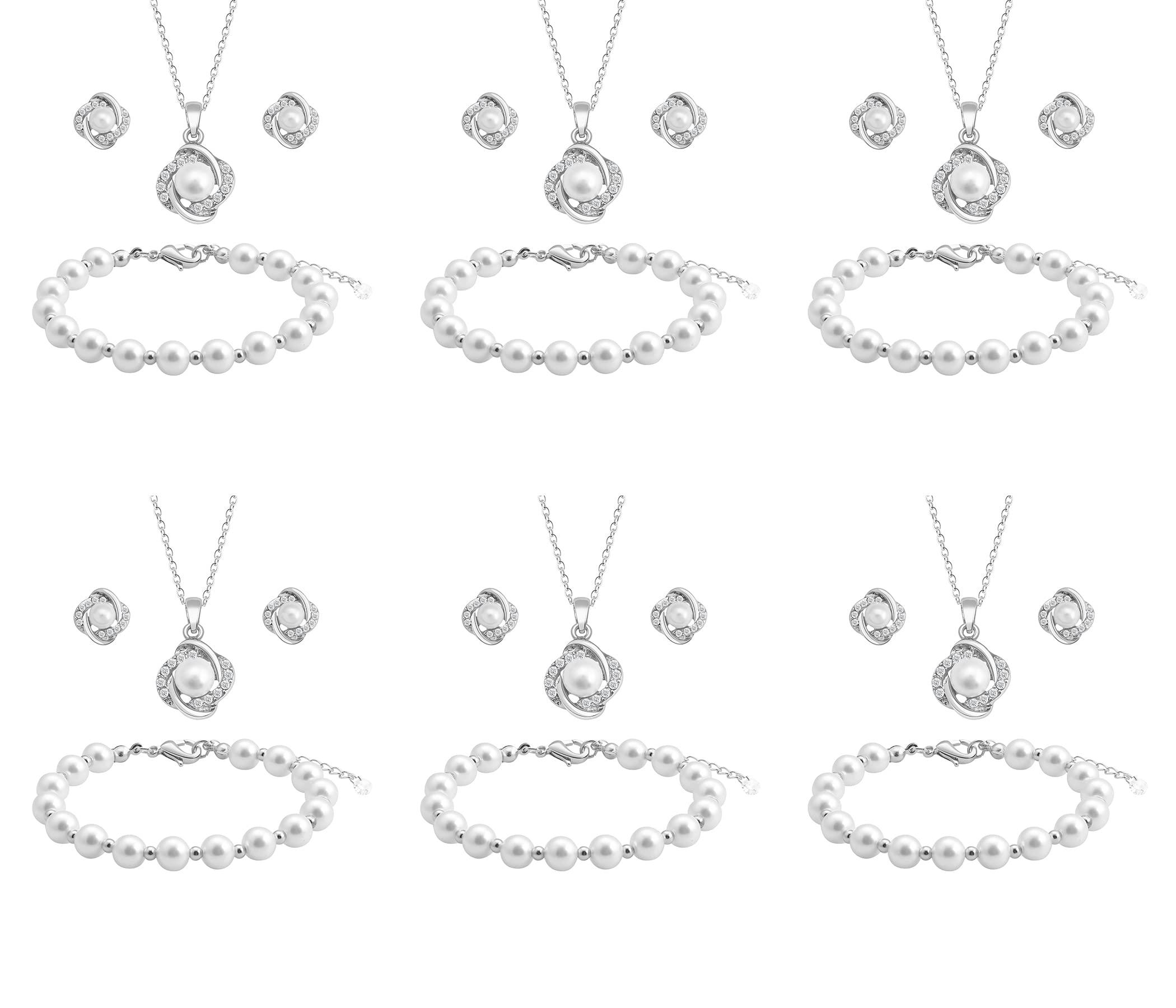 Love Knot Pearl Set
