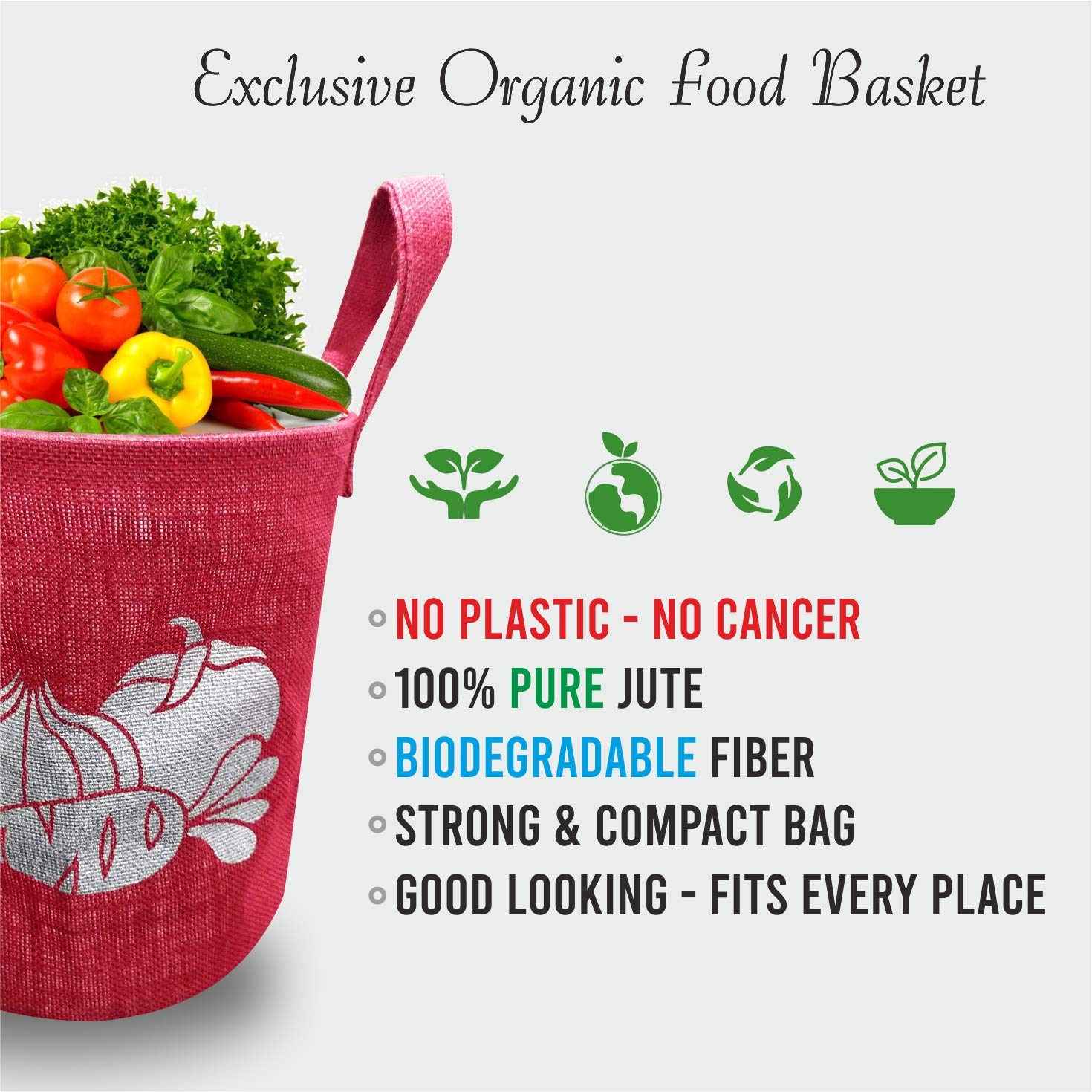 Green Vegetable Baskets - Keep Produce Fresh -2