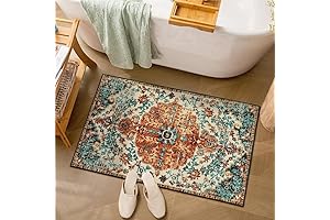 Wonnitar Boho Bathroom Rug
