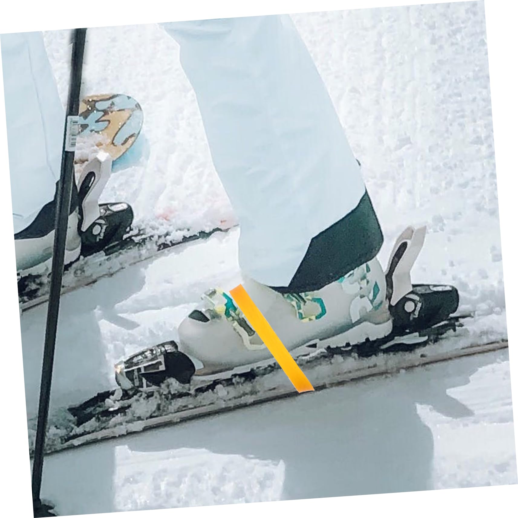 BESPORTBLE 150pezzi Cinghie Fissaggio per Snowboard e Sci Cinghie Regolabili per Sicurezza e Stabilità Accessorio Essenziale per Sport Invernali