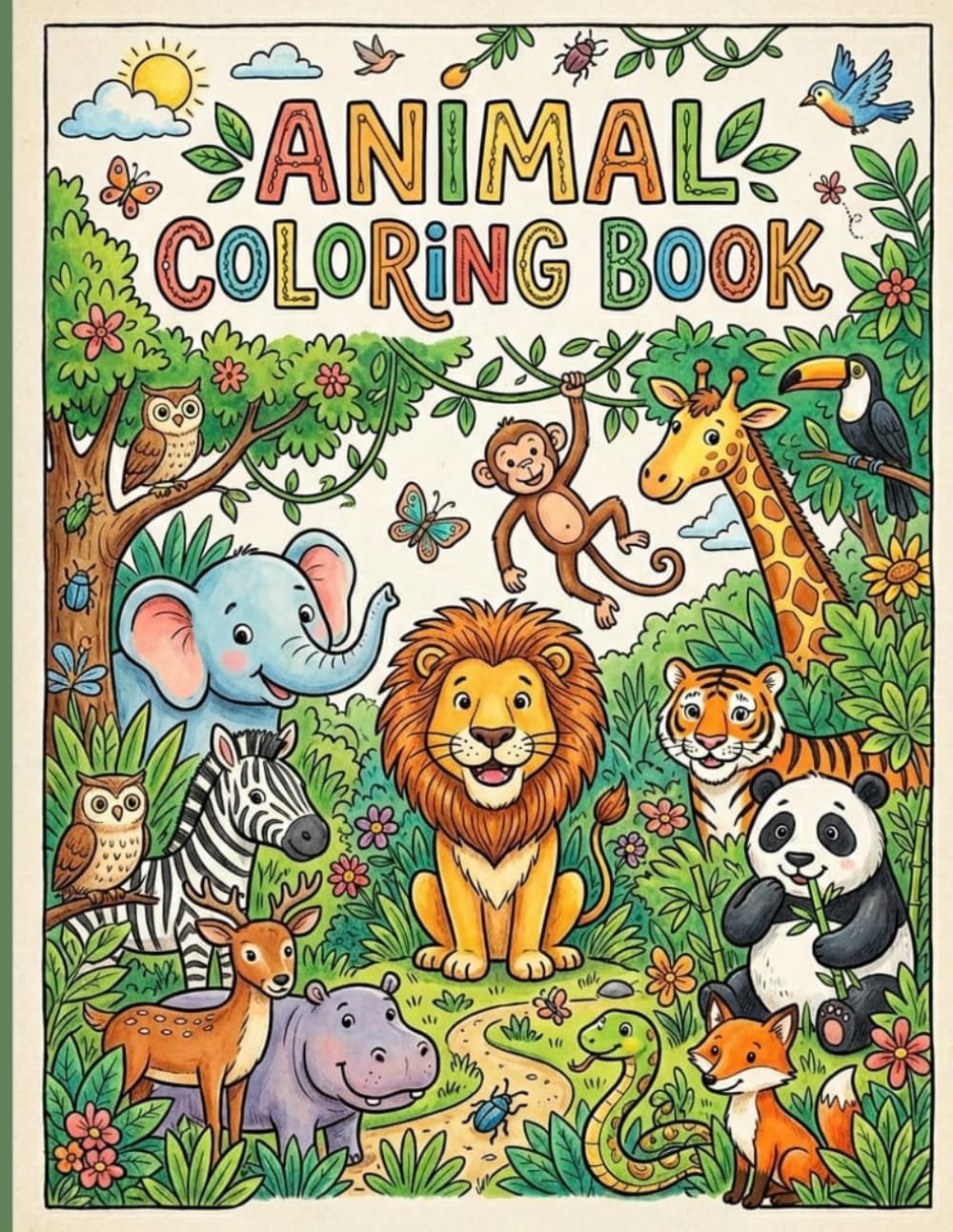My First Animals Colouring Book