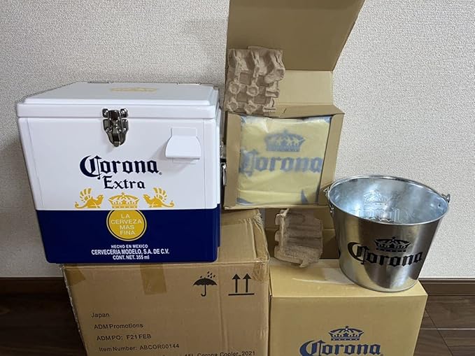 Amazon 未使用 コロナビール クーラーボックス バケツ Amazon限定 フード付きタオル ノベルティ グッズ セット ワイルドスピード でお馴染み おもちゃ おもちゃ
