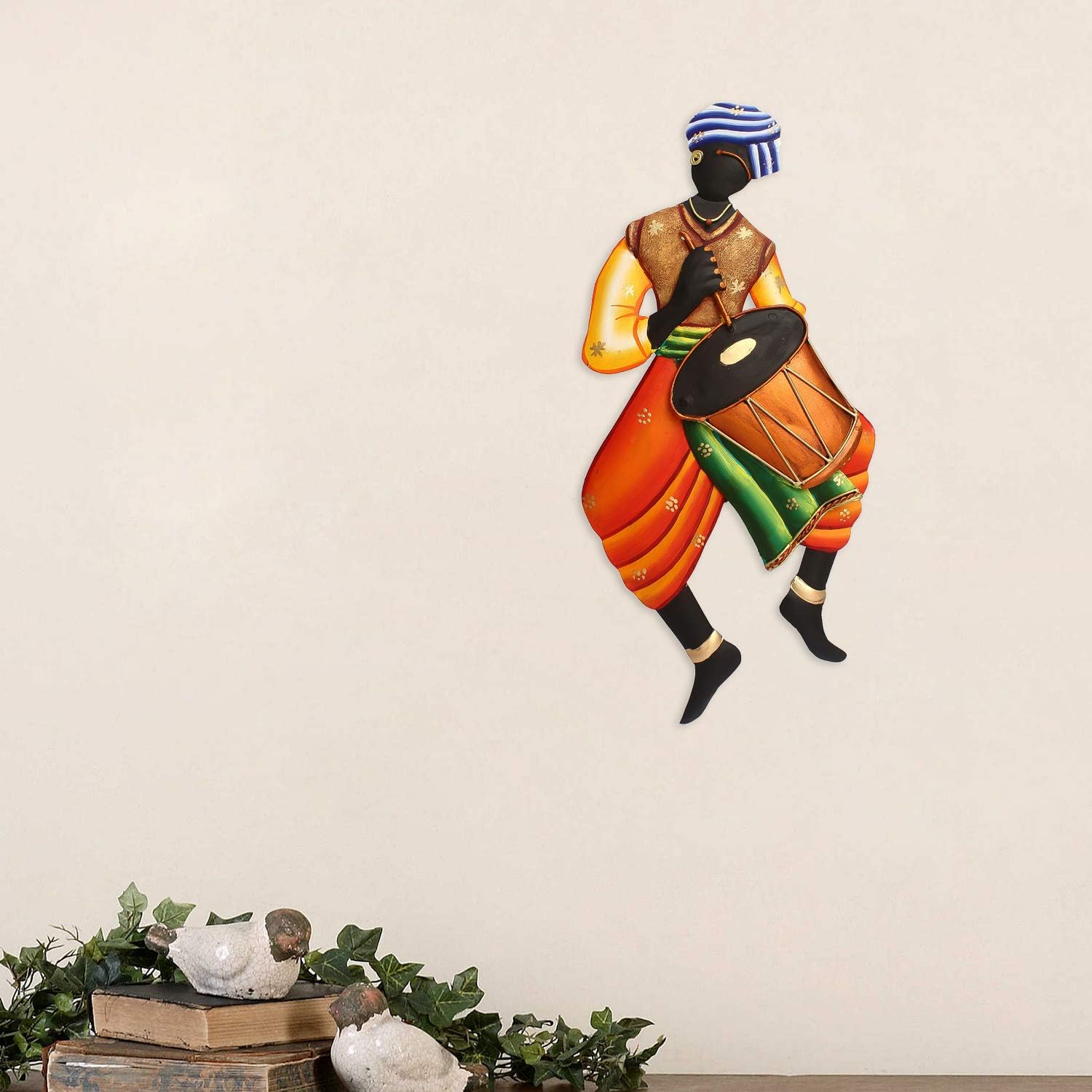 eCraftIndia Lord Ganesha Playing Dholak Wall Hanging Amazon.in Home