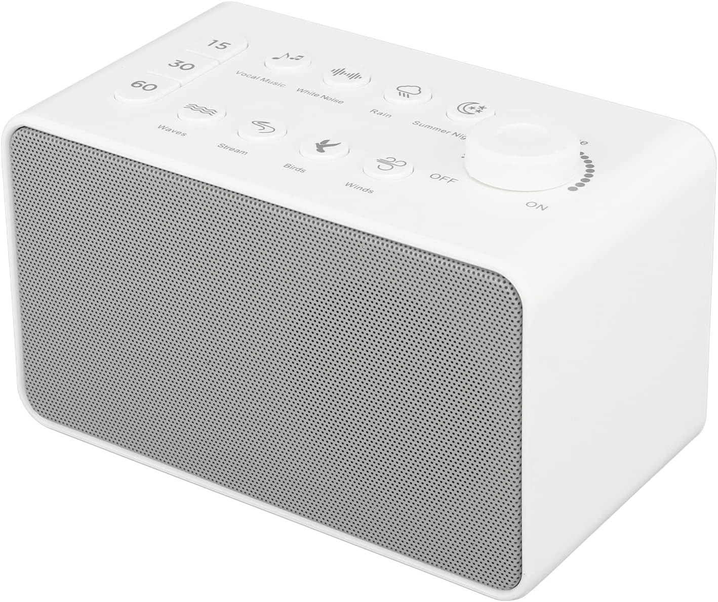 Sleep Aid Sound Machine, 3 Gears Timing Battery Operated White Noise Machine for Business Travel for Adults