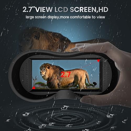 Miniatura 4 de Gafas de visión nocturna (actualización de 2ª generación), binoculares de visión nocturna, visión nocturna digital de 1312 pies montada en la cabeza