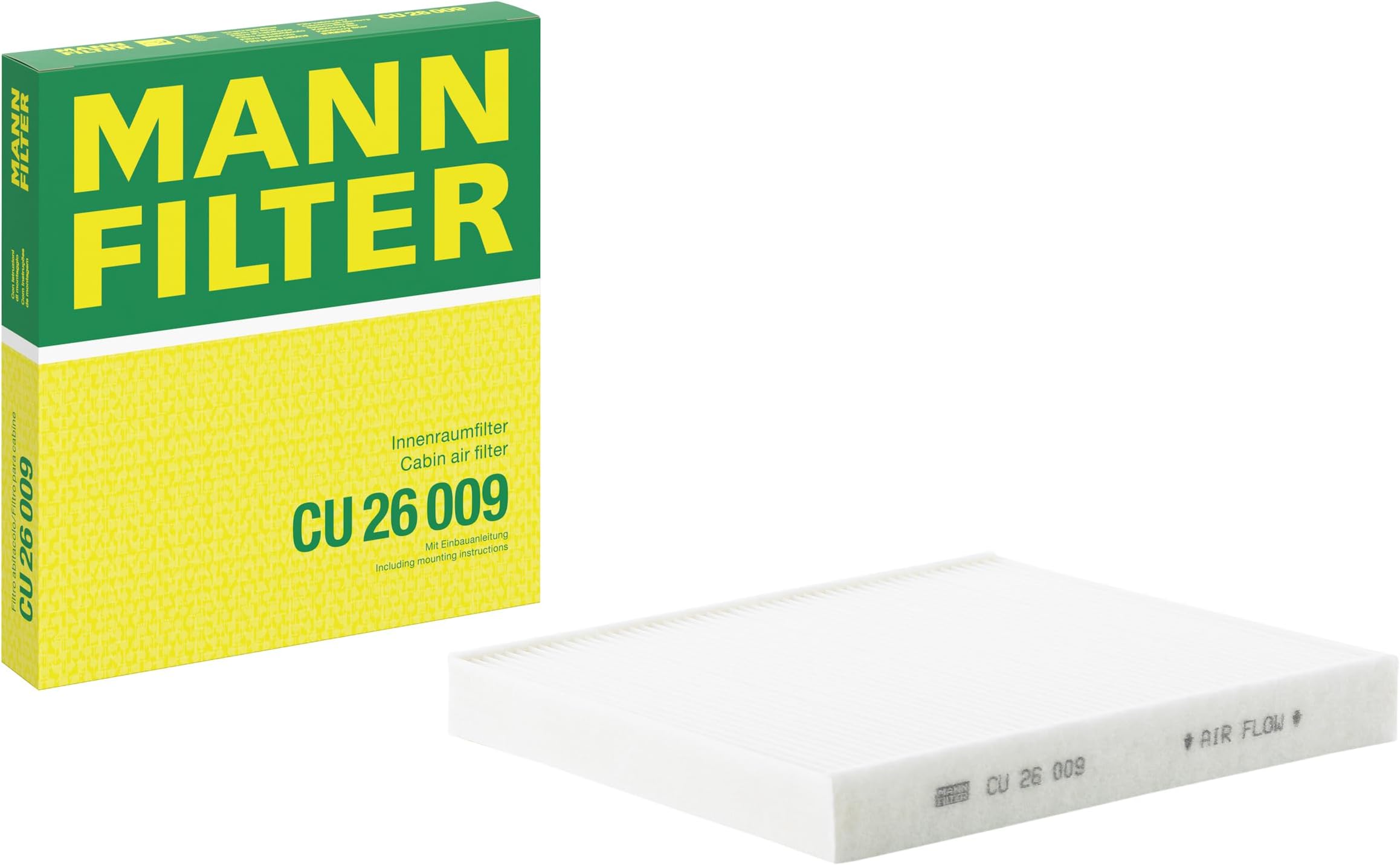 Mann Filter CU 26 009 Cabin Filter for Car