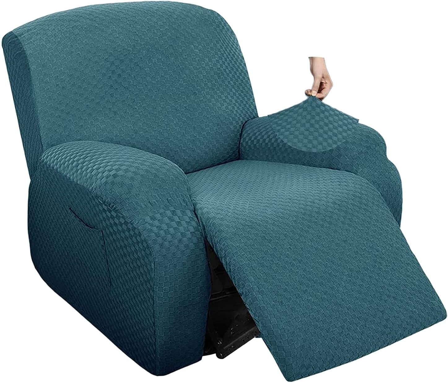 YYHSND 4Pieces Recliner Sofa Covers Stretch Polyester