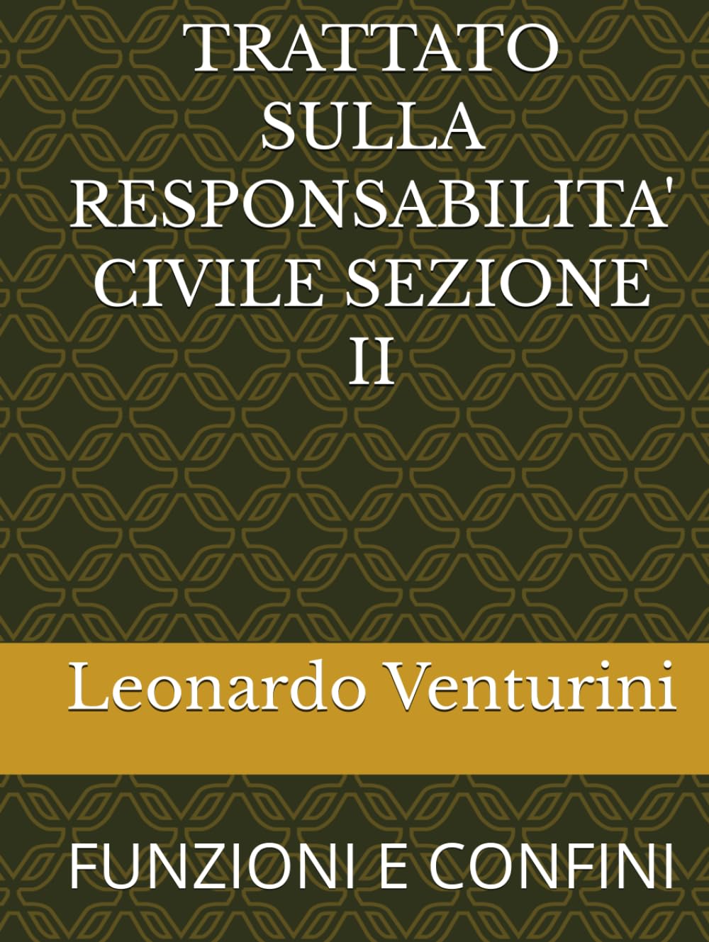 TRATTATO SULLA RESPONSABILITA' CIVILE SEZIONE II: FUNZIONI E CONFINI (Monografie di Filosofia del Diritto)