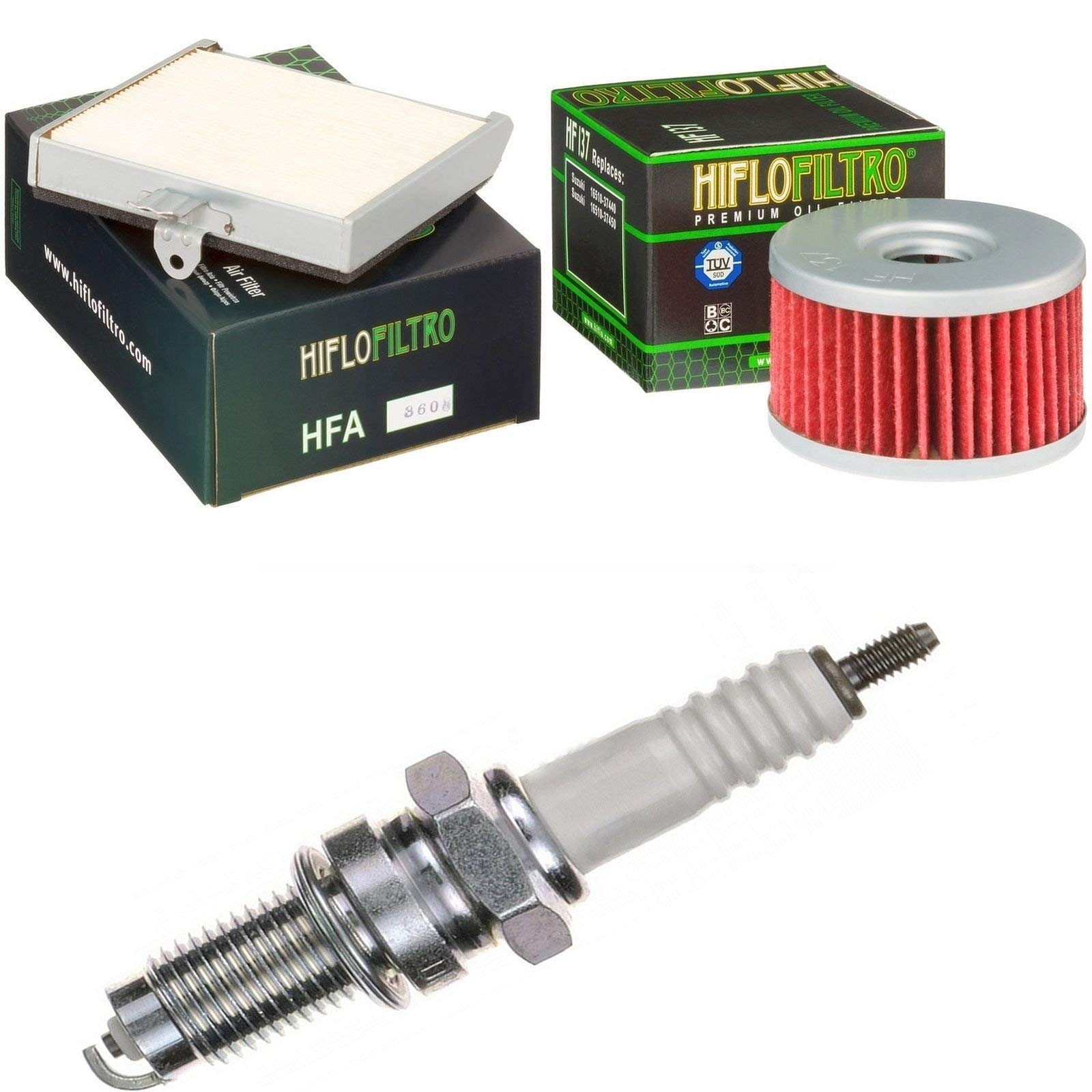 Luftfilter Ölfilter Zündkerze für LS 650 P Savage Baujahr 1986-2000 Servicekit Wartungskit