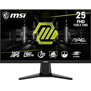 MSI ブラック モニター 本体　180hz Amazon.co.jp: MSI G256F 25インチ 1920 x 1080 (FHD