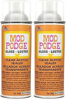 Mod Podge 1470 Clear Acrylic Sealer, 12 oz, Gloss (2)