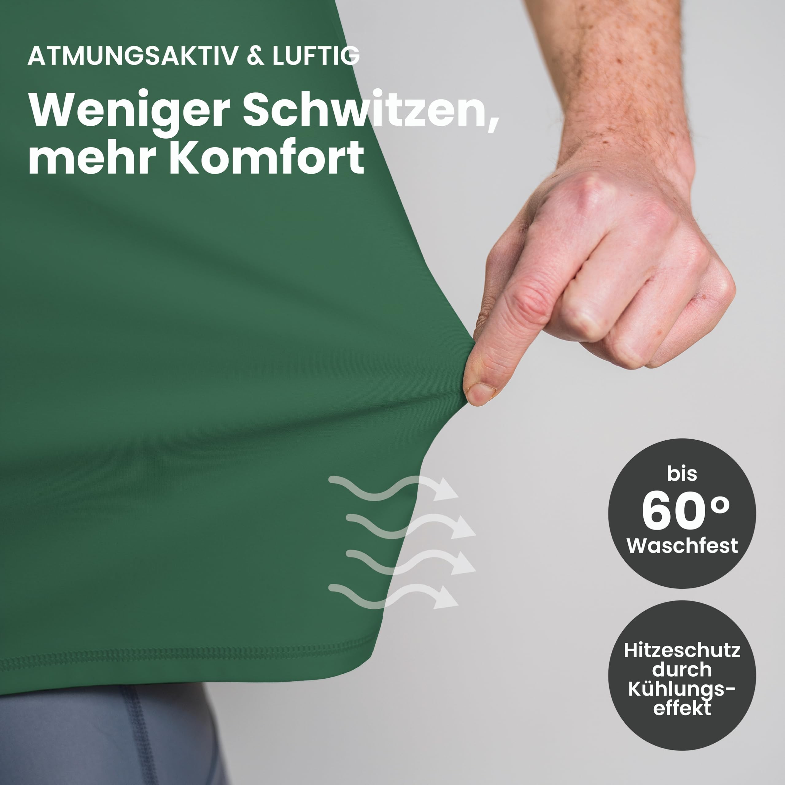 iQ-UV Poloshirt Herren Kurzarm – Hochwertiges Polo Shirt für Herren Kurzarm mit UV Schutz aus recyceltem Material – Ideal zum Golfen, Segeln, oder Wandern – Atmungsaktiv und stilvoll