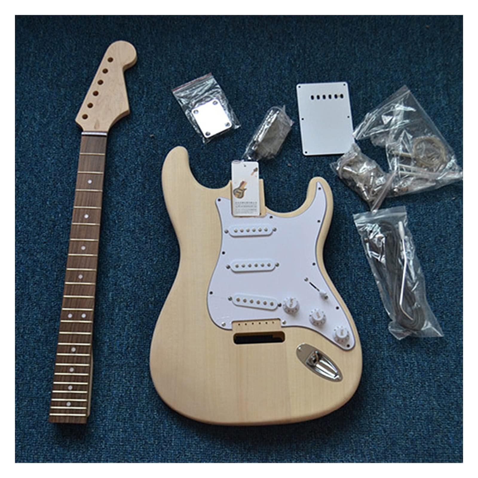 41-calowa Niedokończona Gitara Elektryczna Z Całym Zestawem Sprzętu Zrób Własną Gitarę Elektryczną Niedokończony zestaw gitary elektrycznej