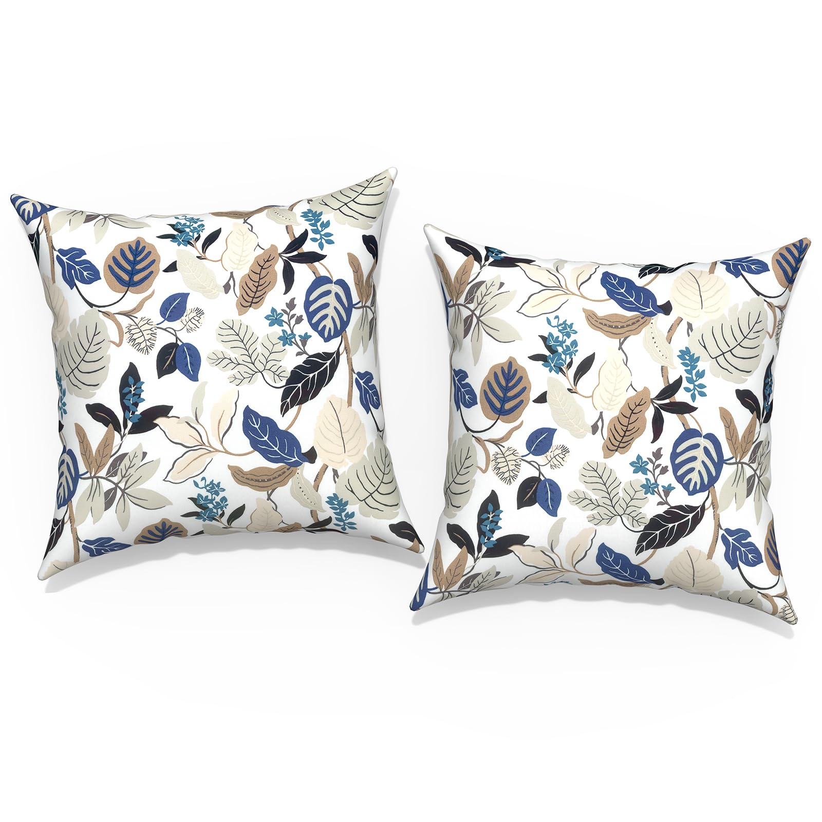 TWLEAR Outdoor Throw Pillow Covers 18”x18”, Decorative Pillow Covers for Patio Furniture, Modern Cushion Cases for Garden Couch Home Sofa Bed Office