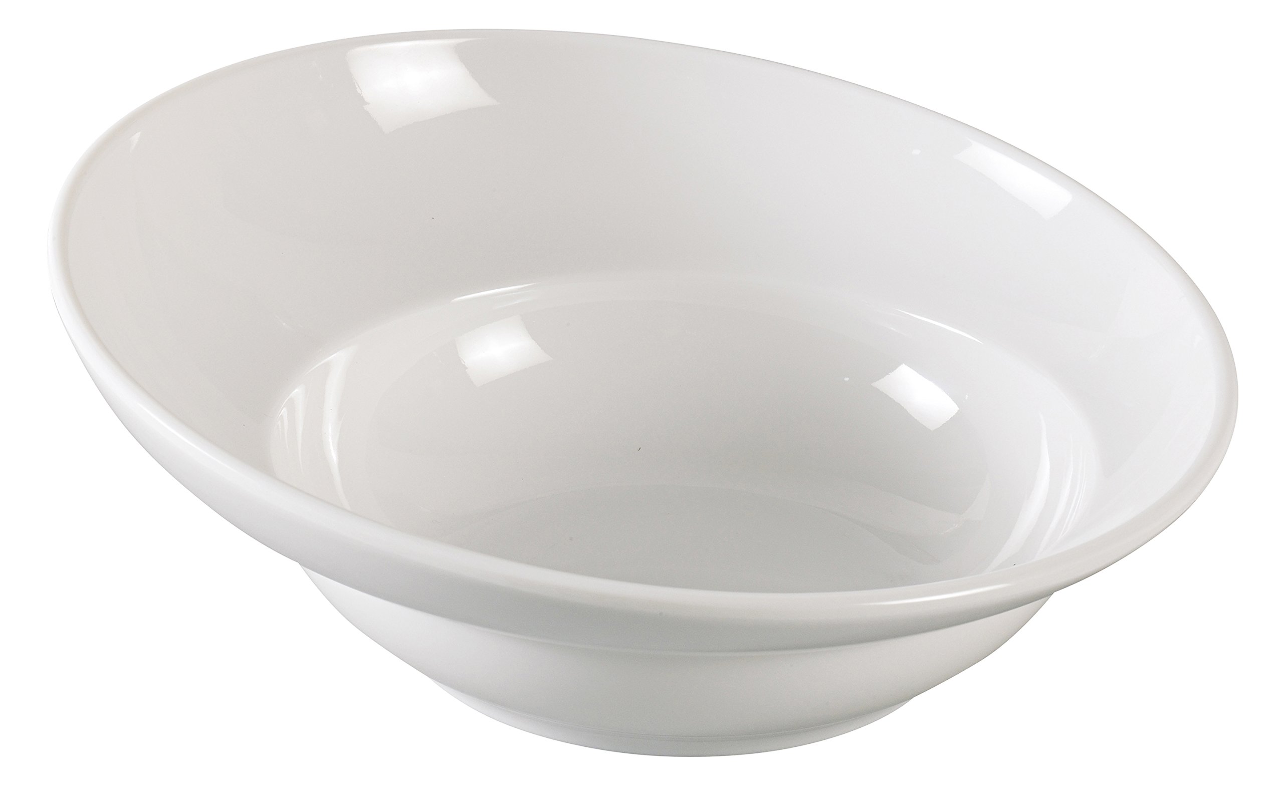 Yanco VE-710 Venice Sheer Salad Bowl, 34 oz Capacity, 10" Diameter, Melamine, Pack of 12
